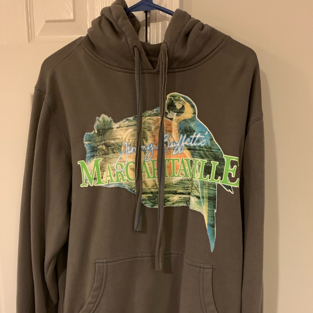 Jimmy Buffet Margaritaville Hoodie large gray